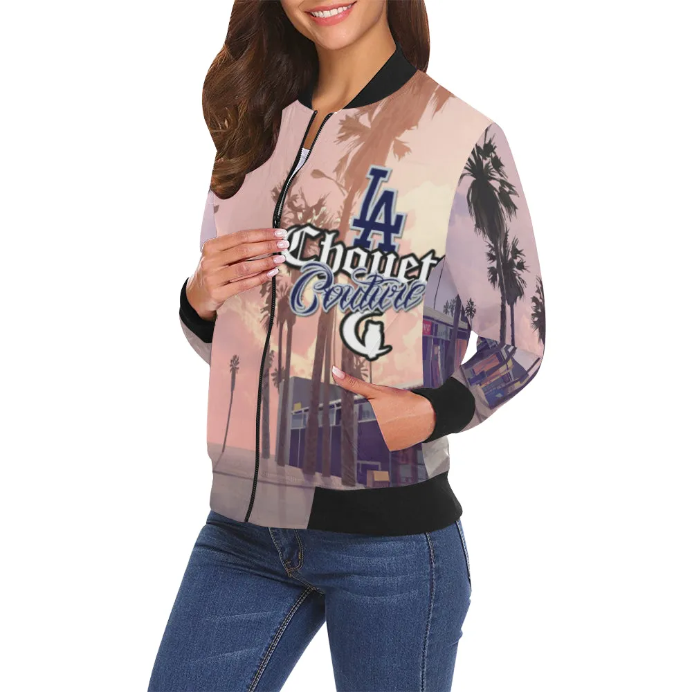 WESTCOAST All Over Print Bomber Jacket for Women