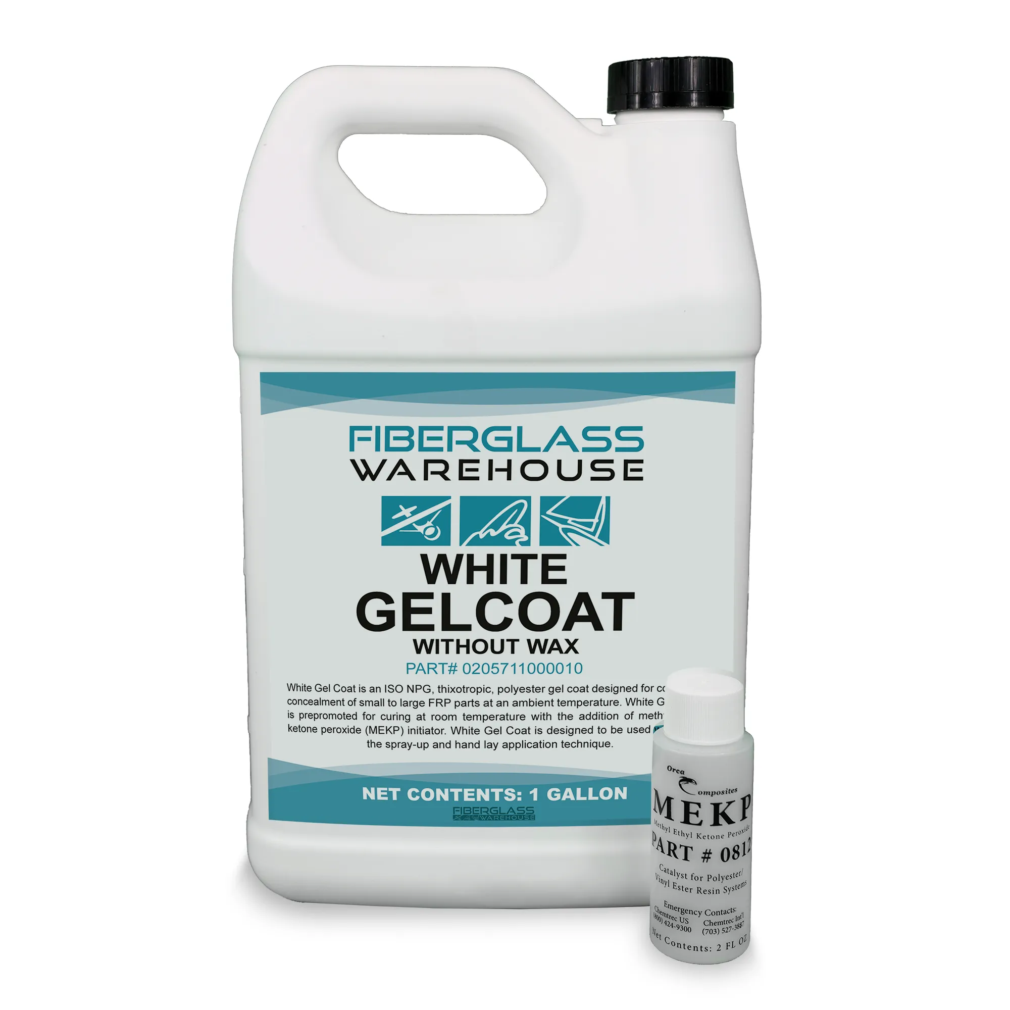 White 1100 Gel Coat- with MEKP Catalyst