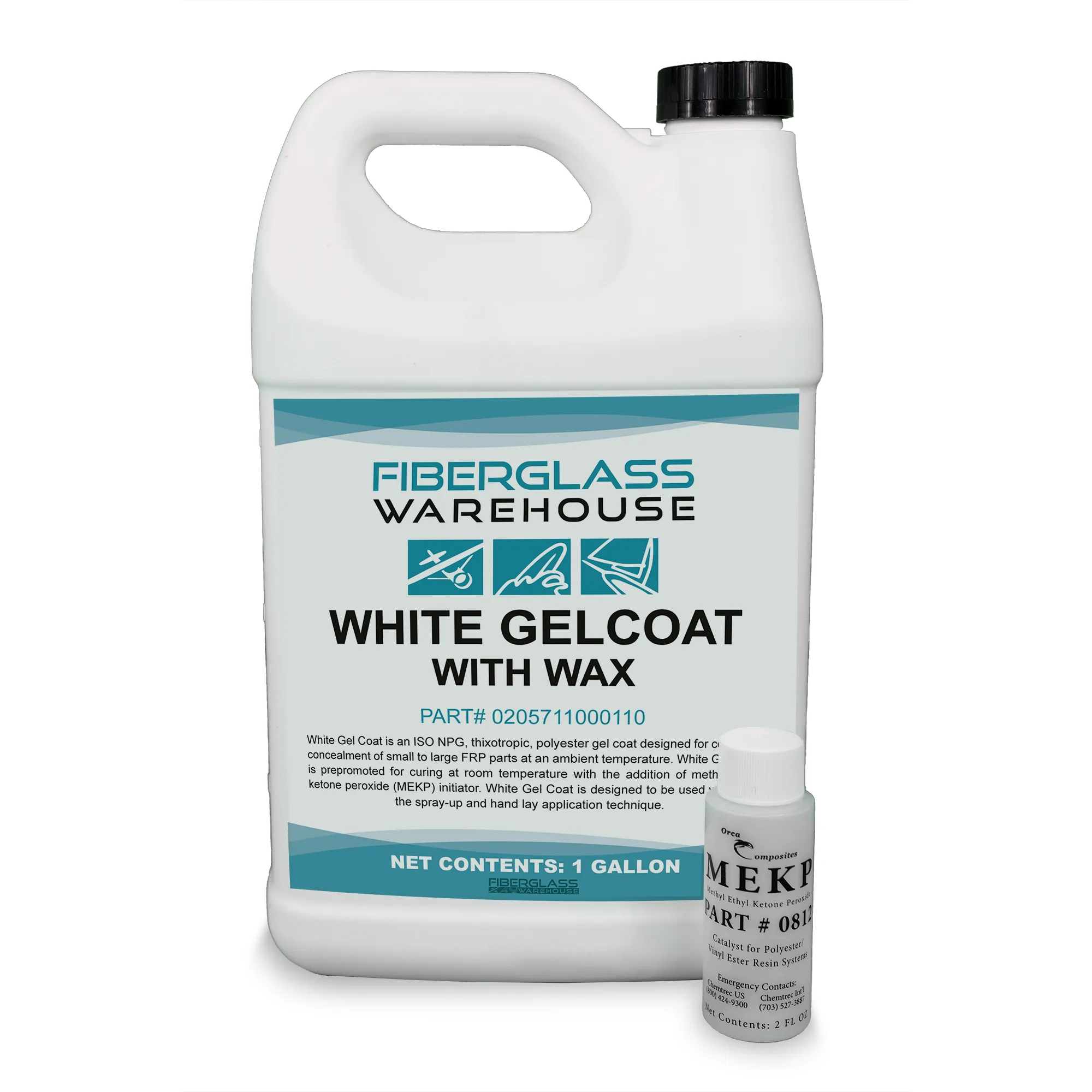 White 1100 Gel Coat- with MEKP Catalyst