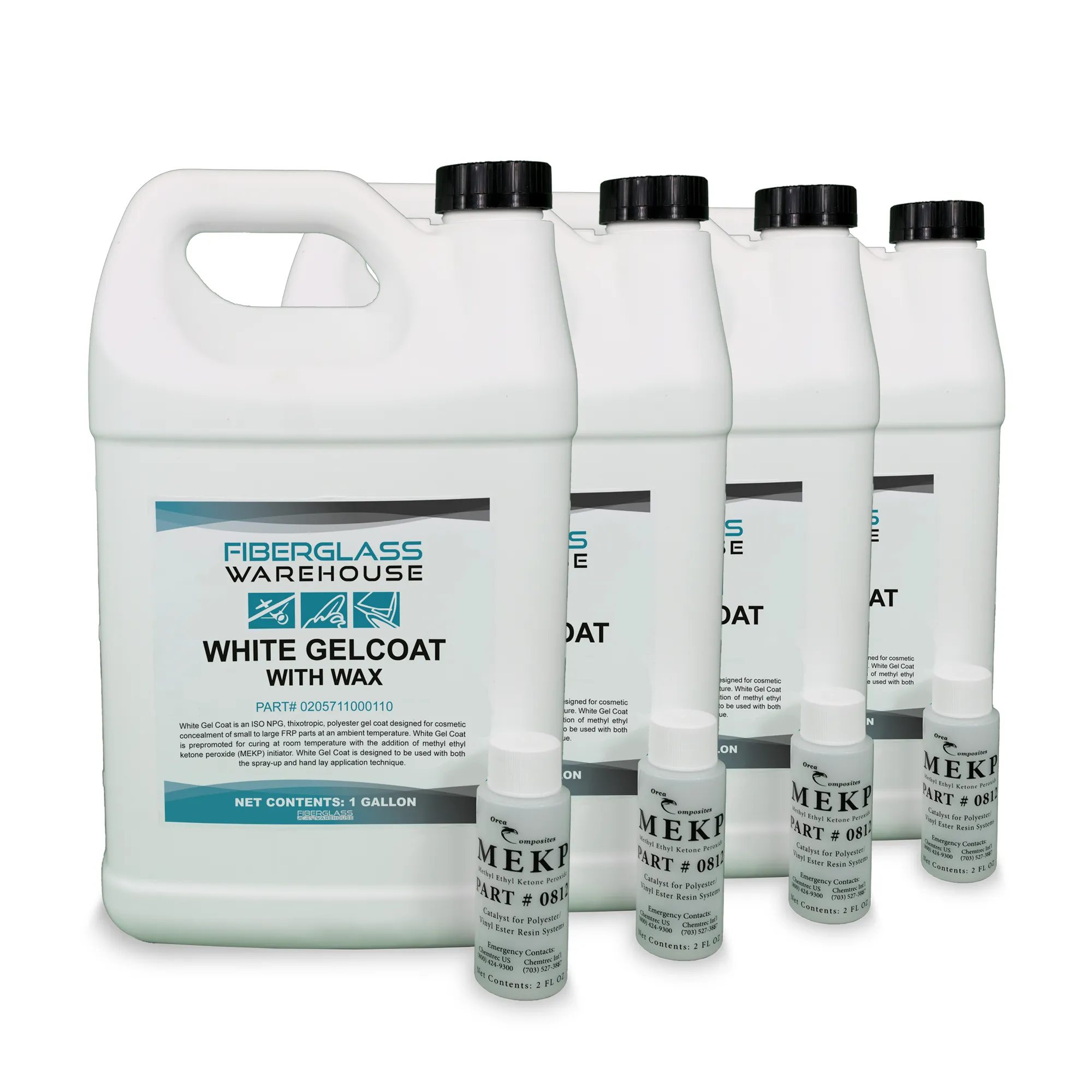 White 1100 Gel Coat- with MEKP Catalyst