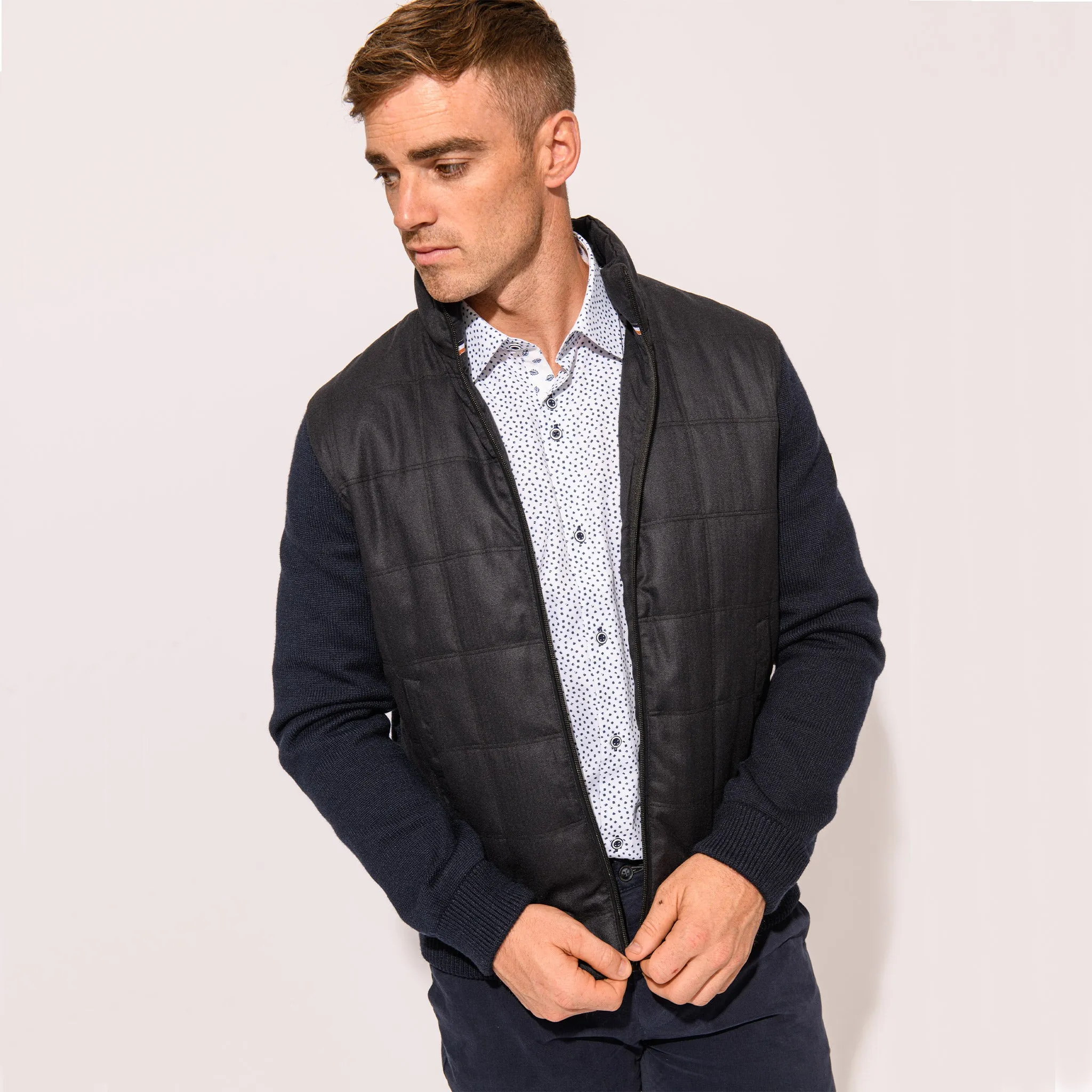 White Label Hybrid Jacket - Navy