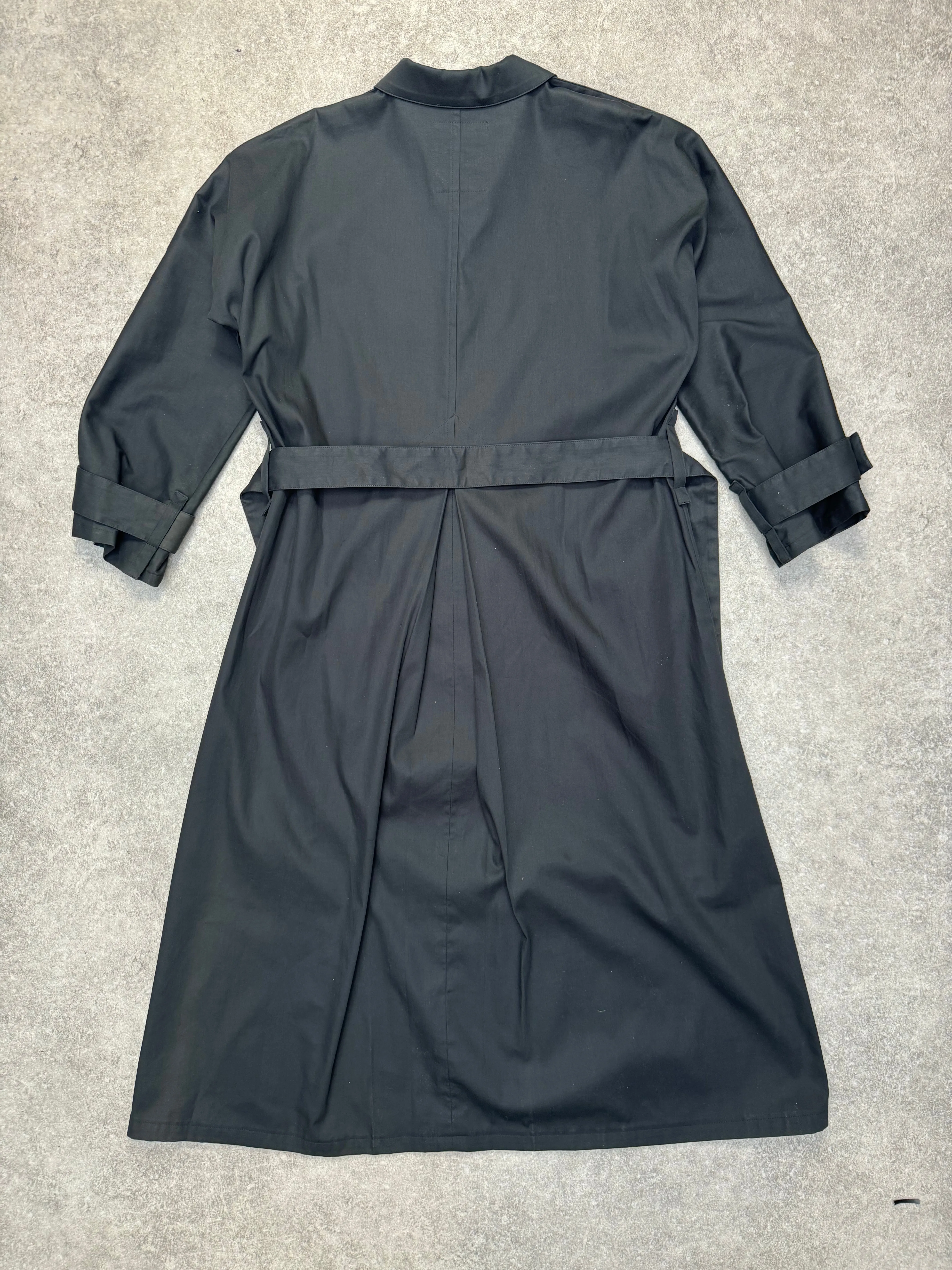 Y's By Yohji Yamamoto Blackout Trench Coat