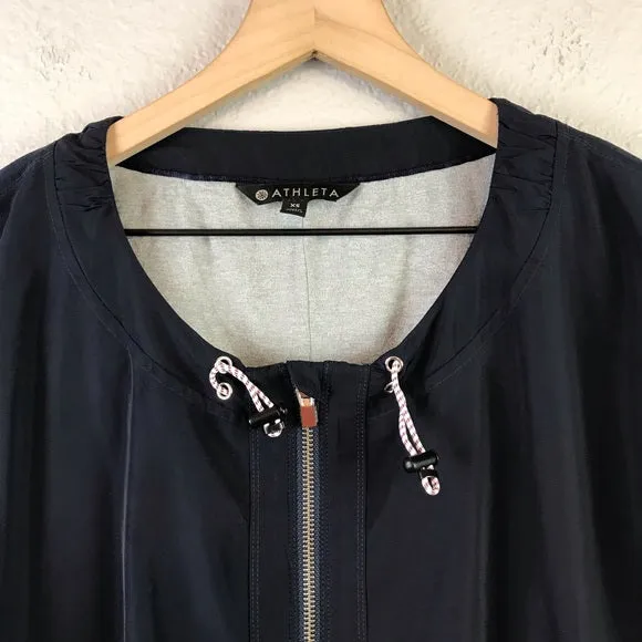 Zip Front Bomber Jacket