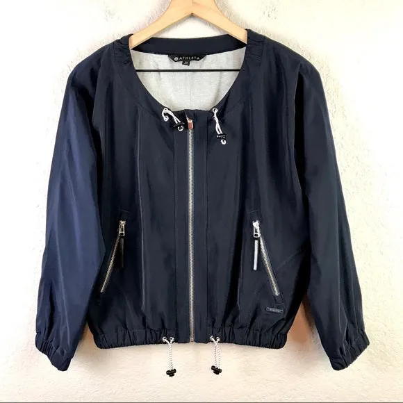 Zip Front Bomber Jacket